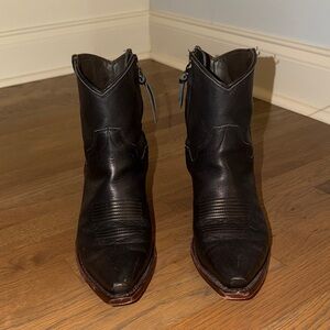 Tecovas Black Heeled Boots